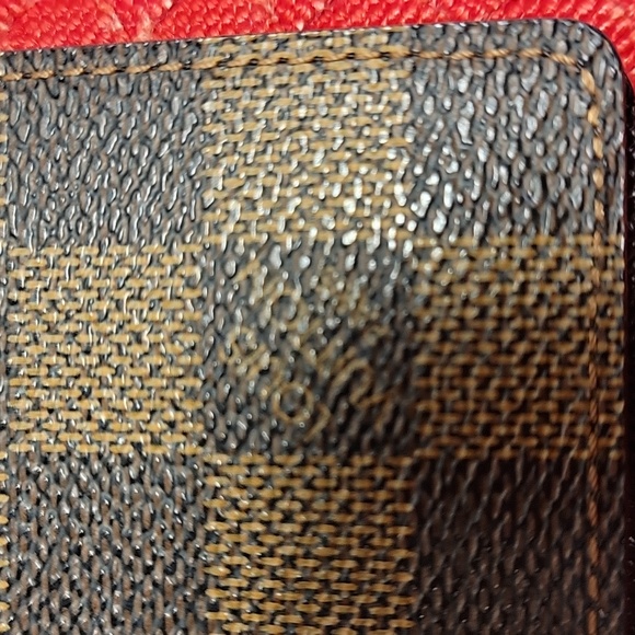 💯Authentic Louis Vuitton cardholder vintage Damier Ebene - Picture 2 of 12